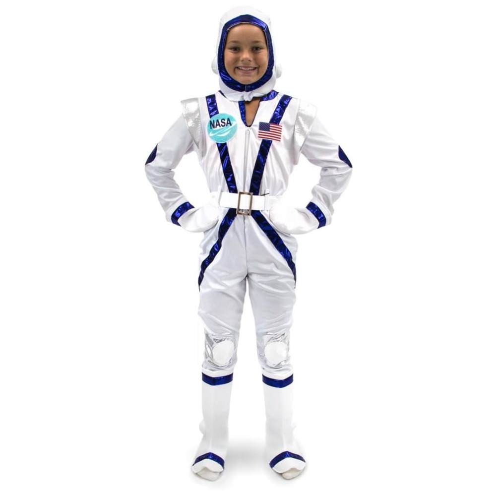 Boo! Inc. Size 3-4 Spunky Space Cadet‎ Costume Kids  NASA Astronaut Cosplay